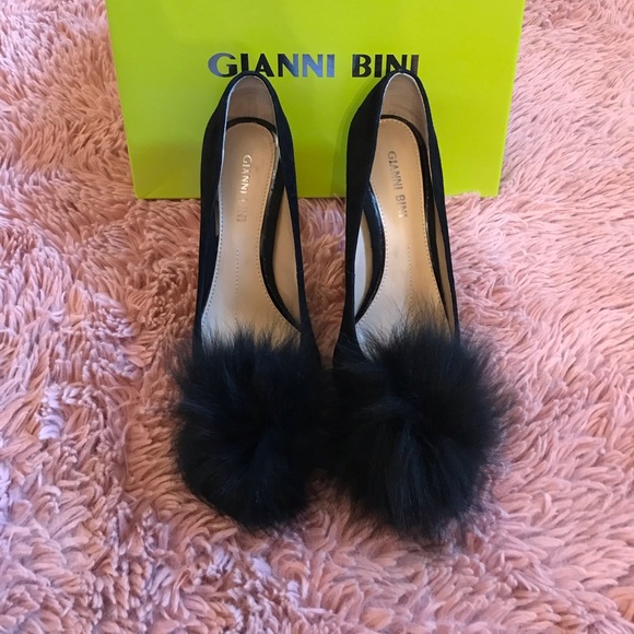 GIANNI BINI black suede heals - Picture 1 of 6